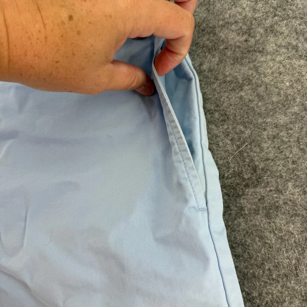 Vineyard Vines Breaker Shorts Mens 34 Light Blue Classic Fit Chino Twill 8